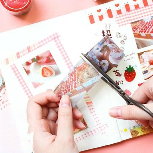 1pcs Beautiful Scenes Decorative Adhesive Tape Transparent Colorful Masking Tape For Stickers Scrapbooking DIY Stationery Tape