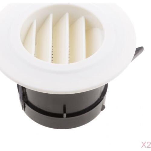 2 Pieces RV Trailer Interior Side Roof Air Exhaust Vent Ventilation Outlet