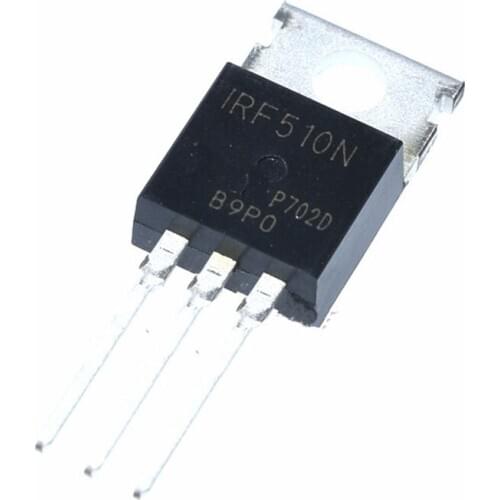 20pcs/lot New IRF510 IRF510PBF N channel 100V 5.6A FET TO-220