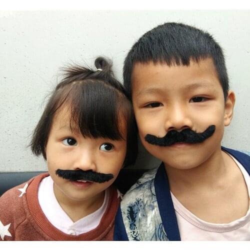 48pcs Creative Funny Costume Mustache Pirate Party Halloween Cosplay Fake Mustach Beard Whisker Kid Adult Novelty Party Supplies