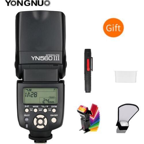 YONGNUO YN560III YN560-III YN560 III Wireless Flash Speedlite Speedlight For Canon Nikon Olympus Panasonic Pentax DSLR Cameras