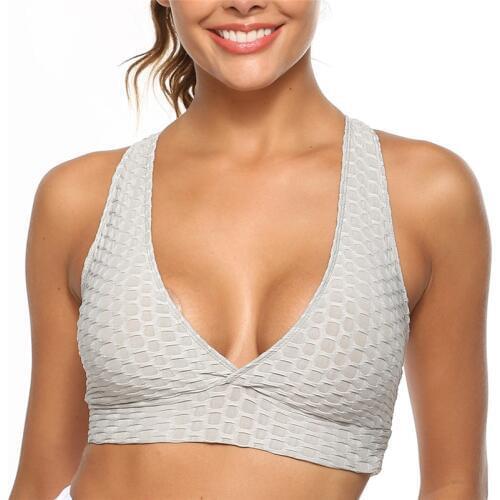 SVOKOR Sexy Bra Seamless Fitness Bras For Women Gym Deep V Backless Lingerie Push Up Workout Underwear