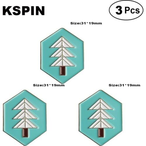Tree Lapel Pin Brooches Pins Flag badge Brooch Badges