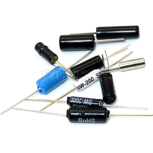 SW-200D -420 -520D SW-18010P-18015P-18020P-58010P 12V Highly Vibration switch Ball Tilt Double bead Angle Spring Sensor Switches