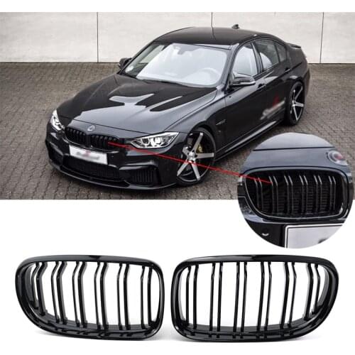 Gloss Black Car Front Kidney Grille Grill for BMW 3 series F30 F31 F35 316i 318i 320i 328i 330i 335i 340i 330e 316d 2011-2019