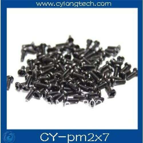 HOT SALE!! 300pcs/ cctv Camera screws, Round head PM2 *7mm