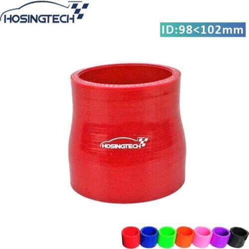 HOSINGTECH-factory price universal 102mm to 98mm 4" to 3.88" straight silicone reducer automotive hose