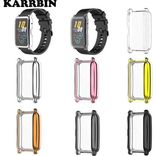 KARRBIN Electroplated All-inclusive TPU Watch Case for Huawei Honor ES Screen Protector Csae Watch Accessories