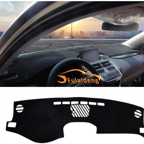 For Lexus NX200 NX200T 2015-2018 Car Interior Dashmat Black Carpet Cover non slip dash Mat Car Styling Accessories