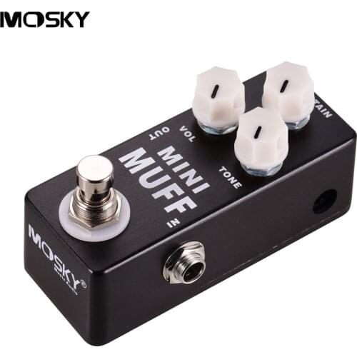 MOSKY MINI MUFF Audio Electric Guitar Bass Effects Pedal Distortion Overdrive Buffer Delay Reverb True Guitar Parts Accessories