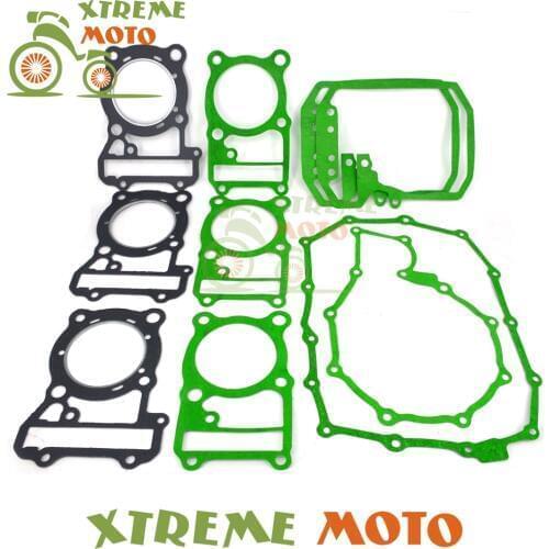 Motorcycle Complete Engine Cylinder Top End Crankcase Cover Overhaul Gasket Kit Set For Honda XL600 VLX600 VT600C Shadow 600