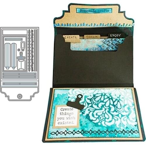 New Large Loose-Leaf Set Metal Cutting Dies Stamps Dies Scrapbooking Mold Cut Childrens Handmade Tools DIY Craft Decoration New