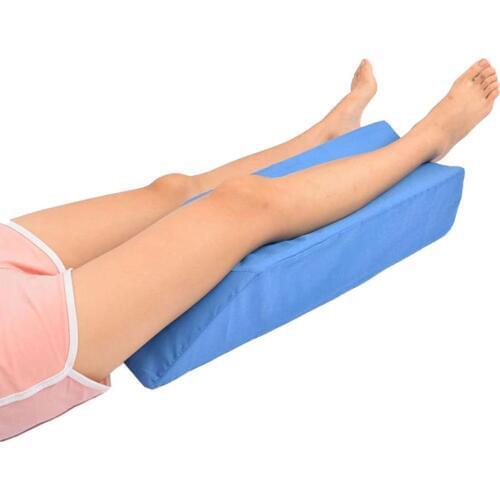 Elevation Wedge Pillow Memory Foam Portable Leg Footrest Raiser Plane Train Body Bed Foot Relax Rest Support Pad Massage Pillow