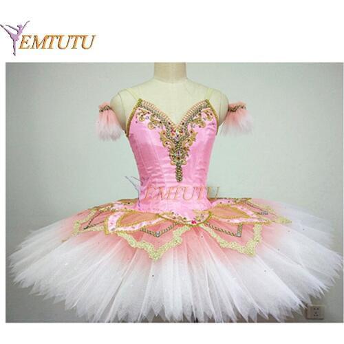 Sugar plum fairy tutu professional ballet tutu classical ballet tutus pink nutcracker performance tutu Ballet Stage Costumes