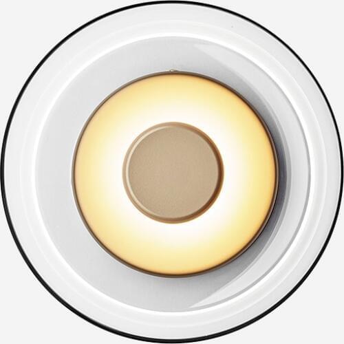 Simple Loft Led Glass Wall Lamp Concise Bowl Bedroom Bar Hotel Bedside Restaurant Decoration LED Light Fixtures Free Shipping