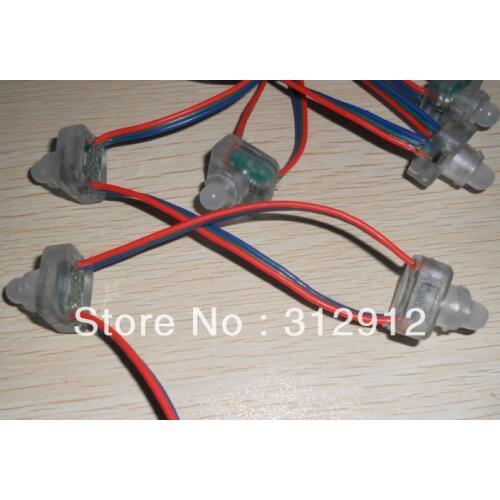 DC12V input WS2811 pixel node,100pcs a string,IP68 rated