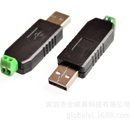High Quality 1pcs USB to RS485 485 Converter Adapter Support Win7 XP Vista Linux Mac OS Win CE5.0