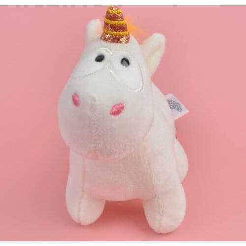 1 Pcs Orange tail Unicorn Backpack Decoration Plush Toy, 15cm Plush Pendant Keychain / Keyholder Gift Free Shipping