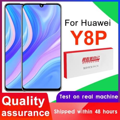 100% Tested 6.3" Display Replacement For Huawei Y8p 2020 AQM-L21 LCD Touch Screen Digitizer Assembly For Huawei P Smart S LCD