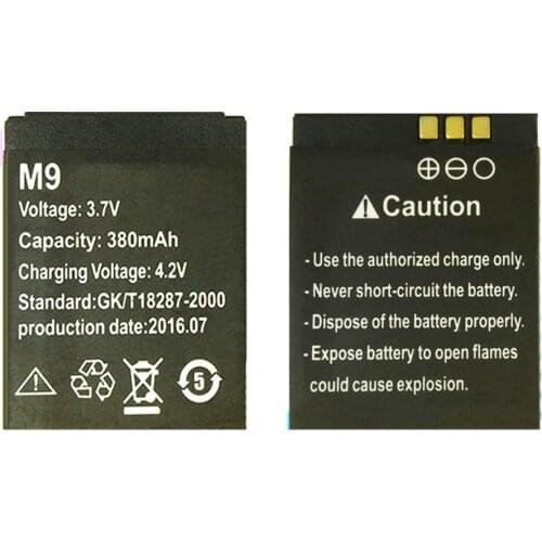 OCTelect M9 battery 380mAh for DZ09 smart watch phone