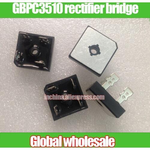 Free shipping GBPC3510 rectifier bridge / rectangular bridge pile 1200V 35A / GBPC3510 BRIDGE RECTIFIER