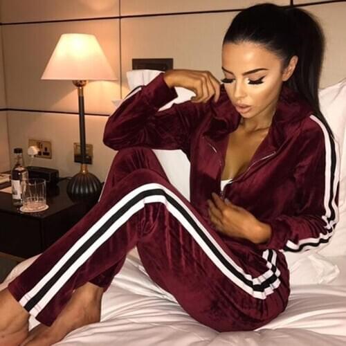 Bigsweety Women's Trouser Suits With Stripes China