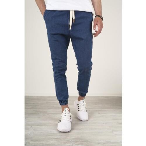 Hendrick Almerino Lacing Detailed Pettitoes Fitted Men 'S Jean Pants