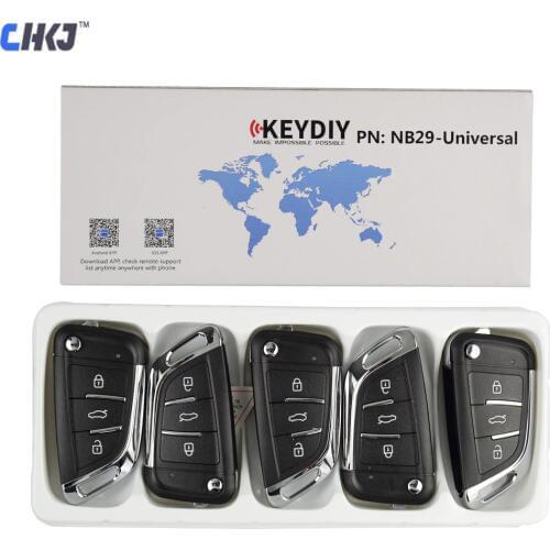 CHKJ 5PCS/LOT KEYDIY Original NB29 Universal Multi-functional KD MINI Remote Car Key For KD900/KD-X2 Key Programmer