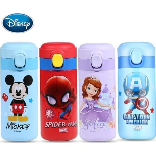 Disney new 316 stainless steel childrens Mug School Kid leak-proof creative drinking straight drinking Cup