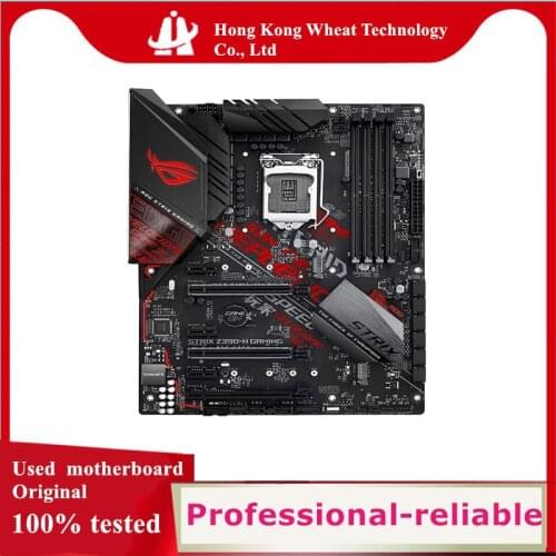 For ASUS ROG STRIX Z390-H GAMING Motherboard Socket LGA 1151 DDR4 M.2 nvme ssd For Intel Z390 Original Desktop Used Mainboard
