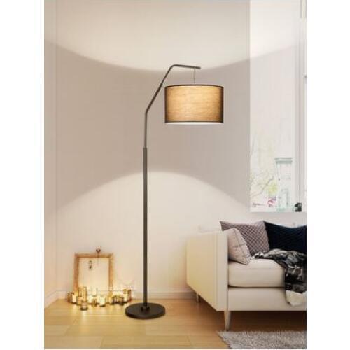 Living room, simple and modern sofa, bedroom, creative personality, vertical Nordic fishing lamp, atmospheric lighting