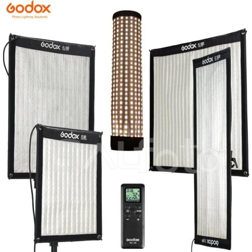 Godox FL150S FL150R FL100 FL60 Flexible LED Light Rollable Cloth Lamp 150W/100W/60W APP Remote Control Photo Video Fill Lighting