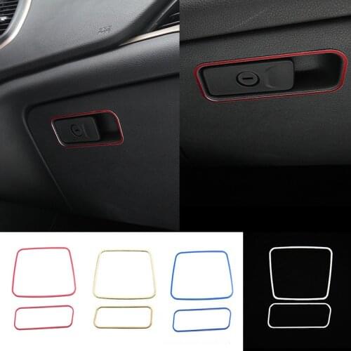 MOPAI ABS Console Dashboard Storage Box Decoration Cover Frame Stickers For Jeep Cherokee 2014 up