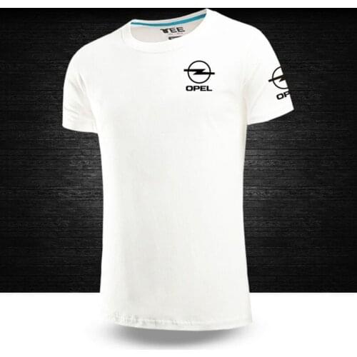 2021Summer Man Tops for OPEL logo T-shirts man woman Clothes solid colourr Tee Shirt Cotton