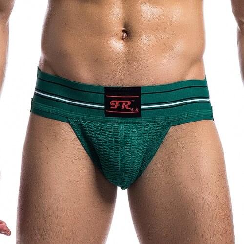 Men Sexy Jockstrap Gay Underwear Jock Strap Jockstraps Cuecas Male Tangas Hombre Sexy G String Cueca Gay Penis Lingerie