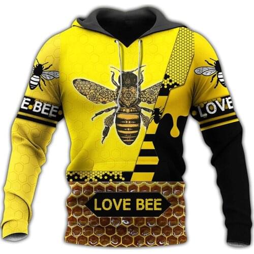 New wasp and invention 3D printing shirt zipper shirt casual shirt Hoodie