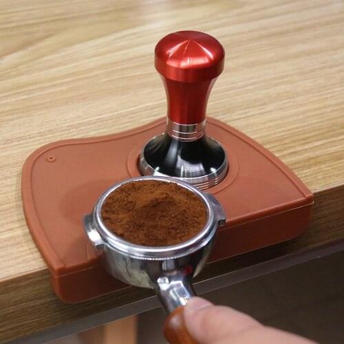 Manual Coffee Silicone Pad Tamping Mat Barista Espresso Latte Art Pen Tamper Holder Home Accessories