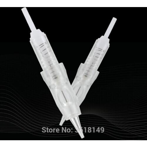 Tattoo Cartridge Disposable Screw Agulha Permanent Makeup Needles for Tattoo Machine Linen-free Needle Eyebrow Lip 1RL 3RL 5RL