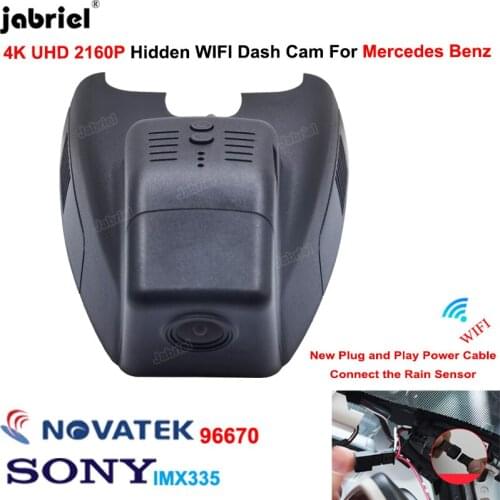 4K Dash Cam 2160P Plug And Play Wifi Car Dvr Video Recorder for Mercedes Benz B Class w246 w247 B180 B200 B250 B260 2011-2019