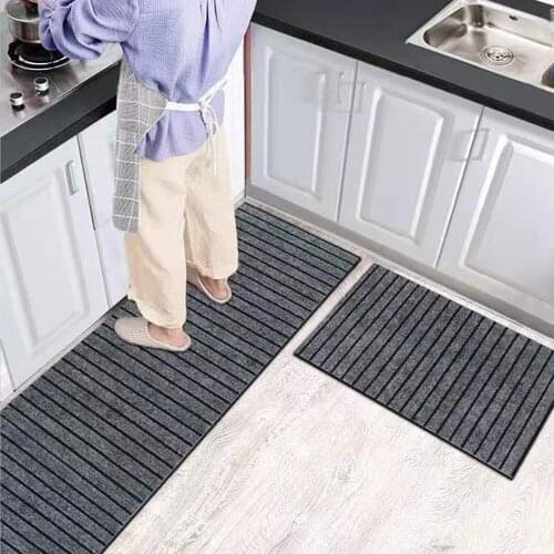 Absorbent Non-slip Carpets Kitchen Karpets Oil Absorption Doormat Long Kitchen Rug Washable Floor Mat Covering Outdoor Terrace