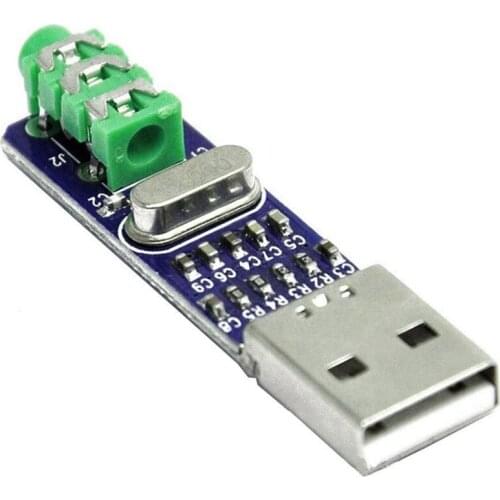 USB PCM2704 Audio Sound Card DAC Decoder Module 5V HIFI Speaker Sound Board For Arduino Raspberry Pi 16 Bits