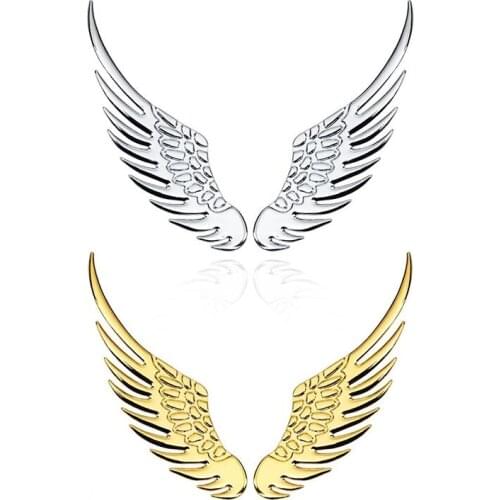 1 Pair of Fashion 3D Wings Car Stickers For Geely Vision SC7 MK CK Kreuz Gleagle SC7 Englon SC3 SC5 SC6 SC7 Panda