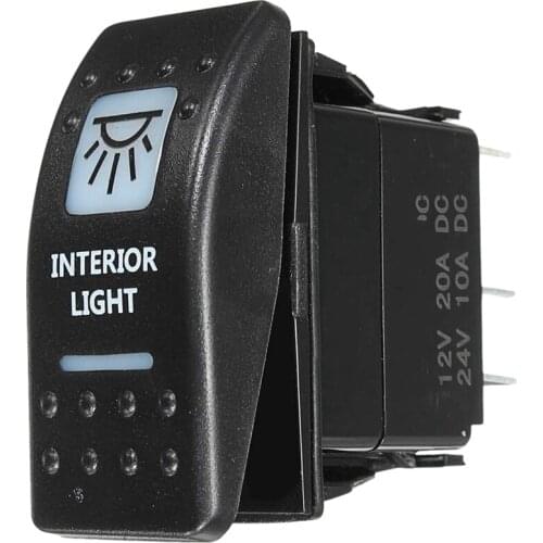 1PCS Interior Light Rocker Switch White For UTV ATV Off-Road Can-Am Maverick X3 2017 2018