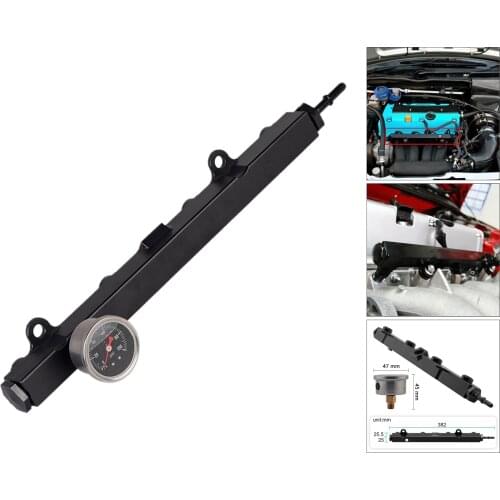 Billet Aluminum K Series High Flow Fuel Rail Replacement For Honda Civic and Acura Rsx K swap K20 K24 Engine
