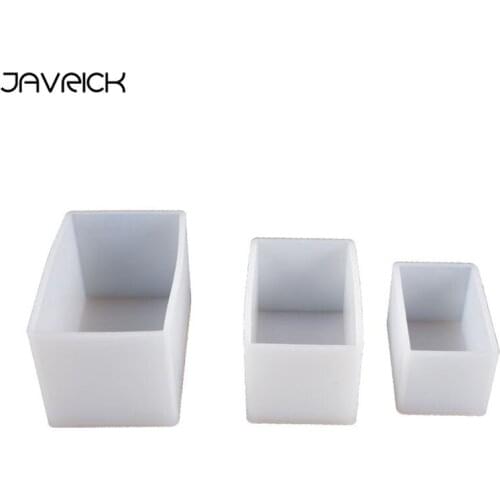 Cuboid Silicone Mold Soap Polymer Clay Resin Epoxy Cake Mould Pendant Casting Handmade DIY Crafts Jewelry Making Tools