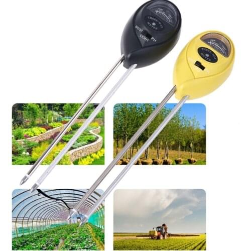 Three-in-one Soil Detector Soil Humidity/Light/PH Value Detection Meter Soil Moisture Tester for Plant Vegetables Garden
