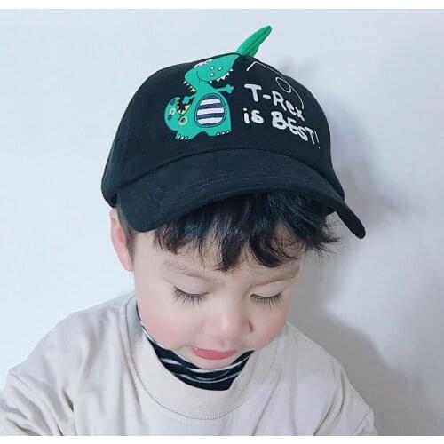 Childrens Baseball Cap Cute Little Dinosaur Summer Sun Hat with Adjustable Strap Universal for Boys Girls d88