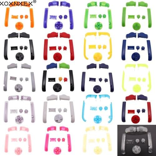 1set New L R Buttons Keypads Sets for Gameboy Advance A B Buttons Frame for GBA Shell Case Cover SFC D Pads Power ON OFF Buttons