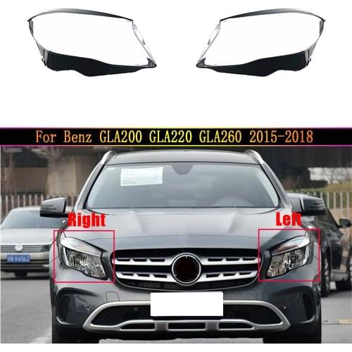 Headlight Lens For Mercedes-Benz GLA200 GLA220 GLA260 2015 2016 2017 2018 Headlamp Cover Replacement Front Car Light Auto Shell