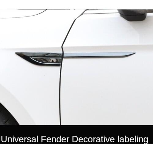 It Is Suitable For Volkswagen 3D Blade Side Label Decoration Paste Personalized Body Blade Modification Accessories General